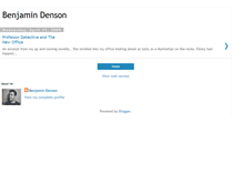 Tablet Screenshot of benjamindenson.blogspot.com