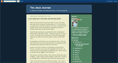 Desktop Screenshot of jesusjournals.blogspot.com