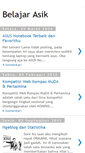 Mobile Screenshot of belajar-asik.blogspot.com