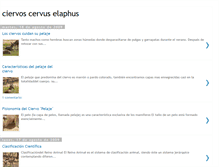 Tablet Screenshot of ciervoscervuselaphus.blogspot.com