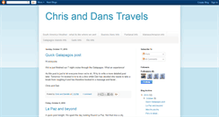 Desktop Screenshot of chrisanddanstravels.blogspot.com