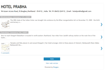 Tablet Screenshot of hotelprabha.blogspot.com