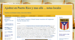 Desktop Screenshot of ajedrez-en-puerto-rico-notas-local.blogspot.com