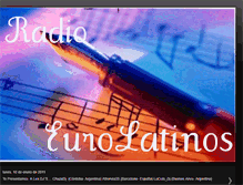 Tablet Screenshot of eurolatinosradio.blogspot.com