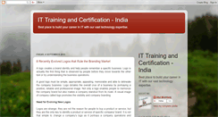 Desktop Screenshot of it-training-india.blogspot.com