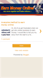 Mobile Screenshot of cash-online-money.blogspot.com
