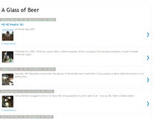 Tablet Screenshot of a-glass-of-beer.blogspot.com