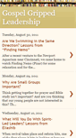 Mobile Screenshot of gospelgrippedleadership.blogspot.com