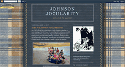 Desktop Screenshot of johnsonjocularity.blogspot.com