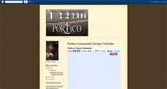 Desktop Screenshot of porticochurchsmallgroup.blogspot.com