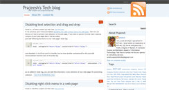 Desktop Screenshot of prajeeshkk.blogspot.com