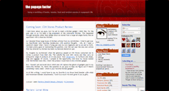 Desktop Screenshot of couchpapaya.blogspot.com