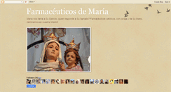 Desktop Screenshot of farmaceuticosdemaria.blogspot.com