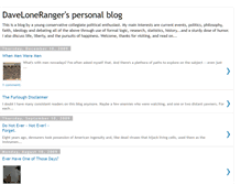 Tablet Screenshot of daveloneranger.blogspot.com