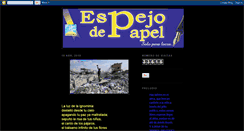 Desktop Screenshot of espejodepapel1.blogspot.com