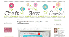 Desktop Screenshot of craftsewcreate.blogspot.com