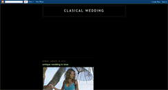 Desktop Screenshot of clasical4wedding.blogspot.com