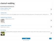 Tablet Screenshot of clasical4wedding.blogspot.com