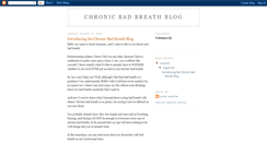Desktop Screenshot of chronicbadbreathcure.blogspot.com