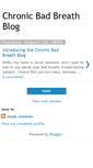 Mobile Screenshot of chronicbadbreathcure.blogspot.com
