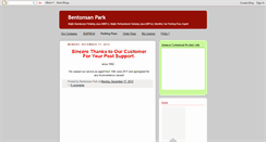 Desktop Screenshot of bentonsan-park.blogspot.com