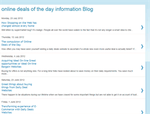 Tablet Screenshot of online-deals-of-the-day.blogspot.com