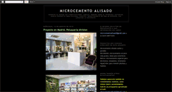 Desktop Screenshot of microcementoalisado.blogspot.com