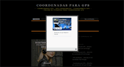 Desktop Screenshot of coordenadasparagps.blogspot.com