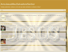 Tablet Screenshot of amojesusmeusalvadoresenhor.blogspot.com