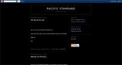 Desktop Screenshot of pacificstandard.blogspot.com