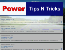 Tablet Screenshot of powertipsntricks.blogspot.com