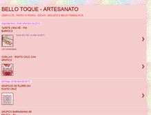 Tablet Screenshot of bellotoqueartesanato.blogspot.com
