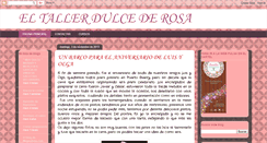 Desktop Screenshot of eltallerdulcederosa.blogspot.com