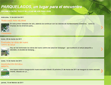 Tablet Screenshot of parquelagos.blogspot.com