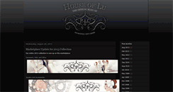 Desktop Screenshot of houseoflu.blogspot.com