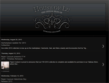 Tablet Screenshot of houseoflu.blogspot.com