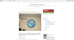 Desktop Screenshot of federalsigns.blogspot.com