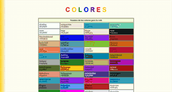 Desktop Screenshot of colores-webjcp.blogspot.com