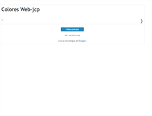 Tablet Screenshot of colores-webjcp.blogspot.com