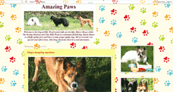 Desktop Screenshot of amazingpaws.blogspot.com