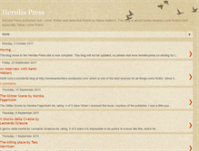 Tablet Screenshot of hersilia-press.blogspot.com