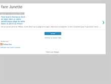 Tablet Screenshot of farejunette.blogspot.com