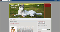 Desktop Screenshot of dogsdogger.blogspot.com