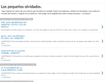 Tablet Screenshot of lospequesolvidados.blogspot.com