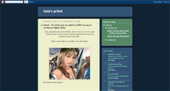 Desktop Screenshot of gaiaspriest.blogspot.com