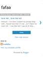 Mobile Screenshot of ilovefafaa-onlinediary.blogspot.com