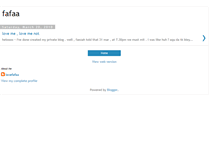 Tablet Screenshot of ilovefafaa-onlinediary.blogspot.com