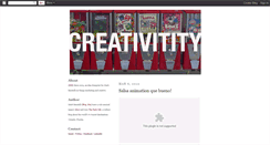 Desktop Screenshot of creativitity.blogspot.com