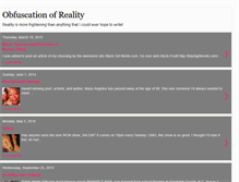 Tablet Screenshot of obfuscationofreality.blogspot.com