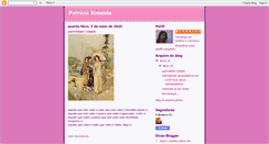 Desktop Screenshot of patricia-almeida2010.blogspot.com